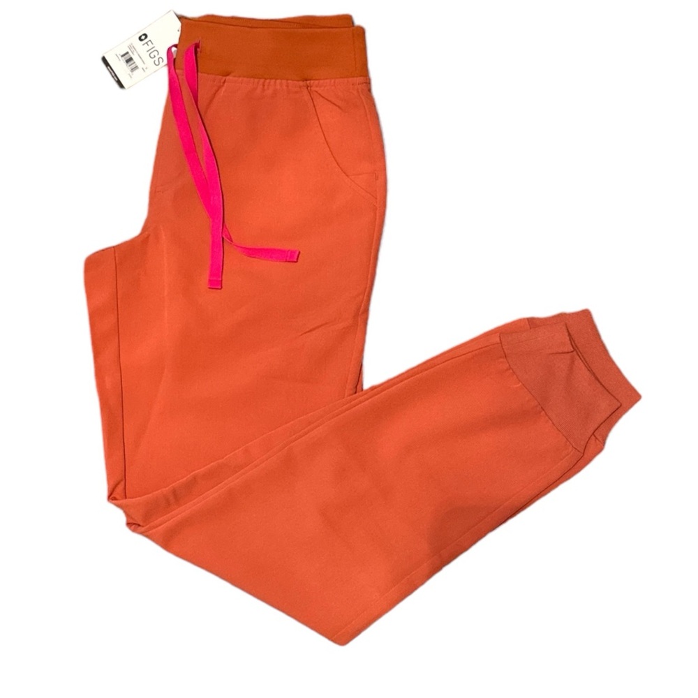 FIGS ZAMORA (Reg waisted) ZAMORA JOGGERS - TERRACOTTA size S/T small tall